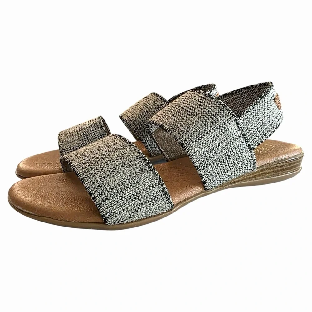 Andre Assous Featherweight Sandals Womens 7 Woven Strap Spain Comfort
